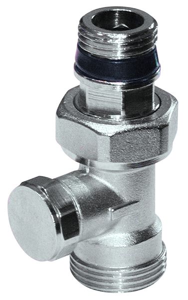 Запорно-регулировочный клапан для системы «теплый пол» с прокладкой «Антипротечка».